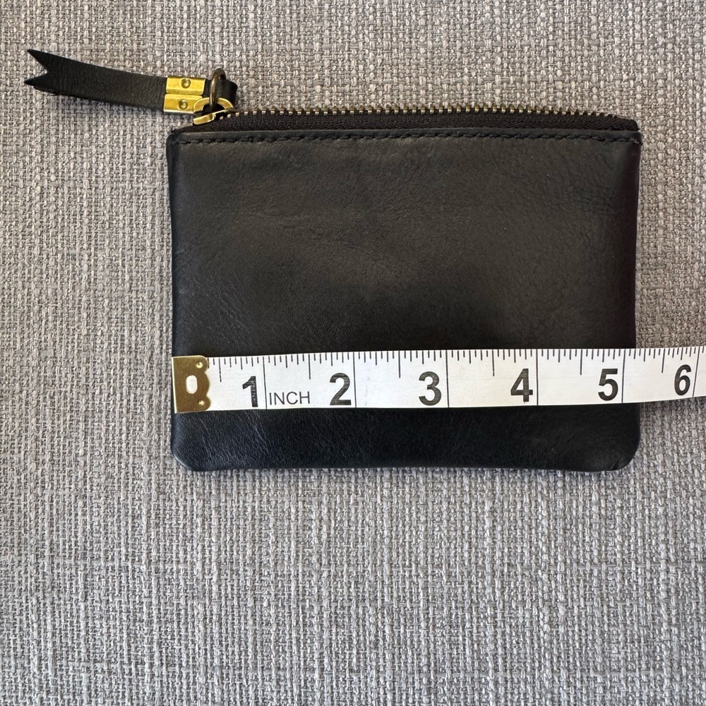 Madewell Black Leather Wallet - Picture 5 of 6